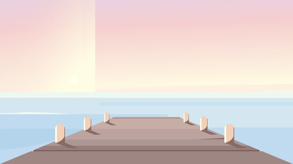 Pastel Sea Dock