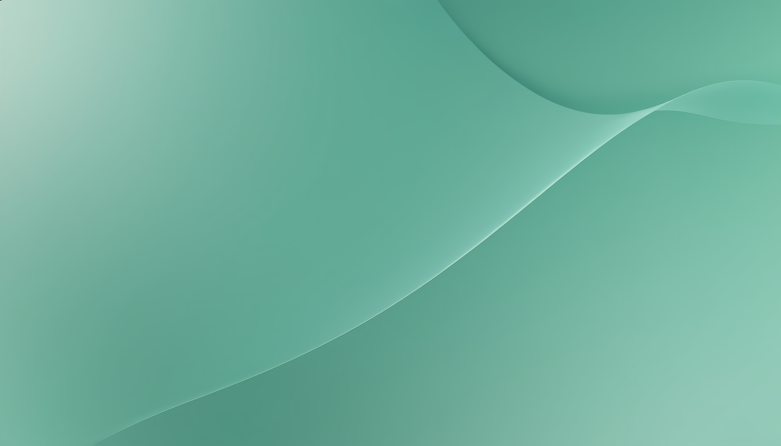 Neo-Mint Flowing Waves