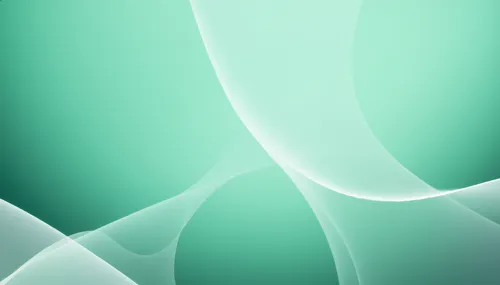 Mint Translucent Ribbons
