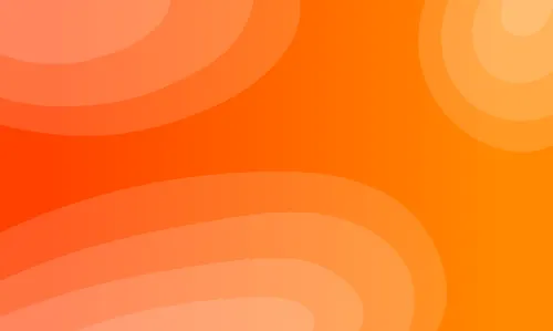 ‌Sunset Orange Halo Gradient‌