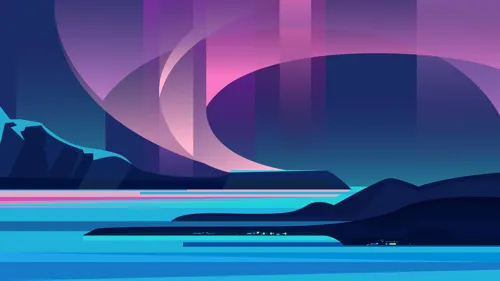 Aurora Fjord Night